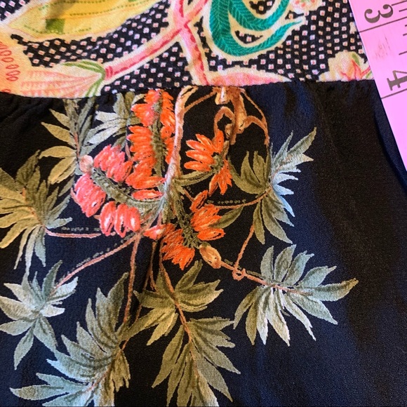 Joan & Lucy Ruffle Skirt Floral Monkey Exotic Flowers Dots S Small Tiered - Picture 7 of 16